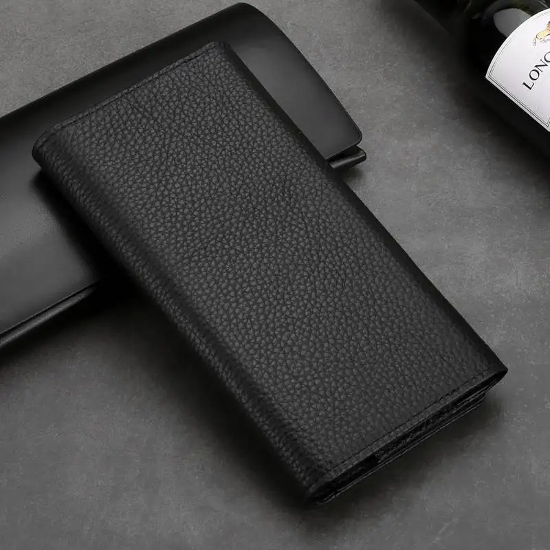 Genuine Leather Pouch For Samsung Galaxy Note 20 S20 Ultra Case Phone Handbag For Samsung S8 S9 S10 S21 Plus Cases Wallet Pocket