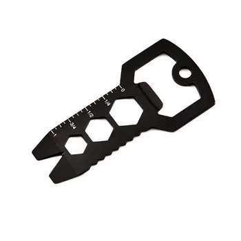 

Portable Multi Function Outdoor Tools Knife Credit EDC Bottle Survive Gear Card Gadget Camping Opener