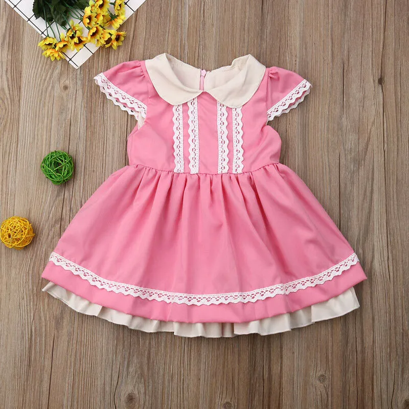 

Baby Dress Party Cotton Blend Tutu Flower Girls Wedding Prom Bridesmaid Dresses