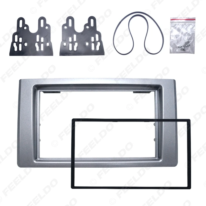 FEELDO 1 шт. Автомагнитола для Iveco 2009- 2DIN Dash Mount Kit Адаптерная рамка Facia рамка-стенд Панель# FD5265