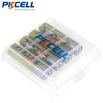 

4 PCS PKCELL AAA Battery 1.2V 1000mAh Ni-MH 3A 1.2 Volt AAA Rechargeable Battery Batteries Bateria Baterias +1 Battery Case box