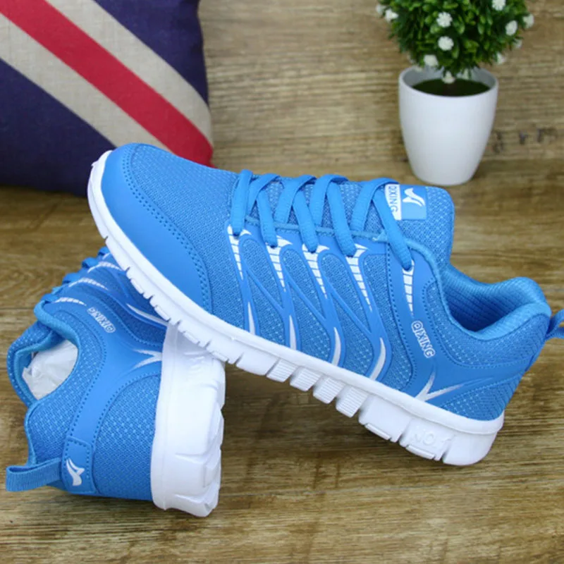 

2019 New Summer Women Casual Shoes Lace up Woman Sneakers Flat Footwear Women Vulcanize Shoes Mesh Shoes Fashion DT926