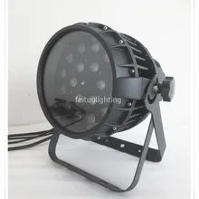 4 шт./лот водонепроницаемый 18x10 Вт rgbw 4in1 зум 10–60 градусов алюминия светодио дный Par свет для этапа клуба вечерние par проектор