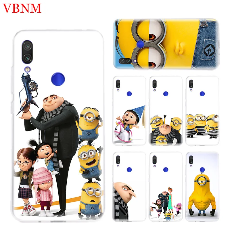 

Minions Gru Agnes Phone Case for Xiaomi Redmi S2 Y3 Y2 K20 Pro Note 7 7S 6 5 Pro 4 4X Mi Pocophone F1 9 8 A2 Lite Coque Cover