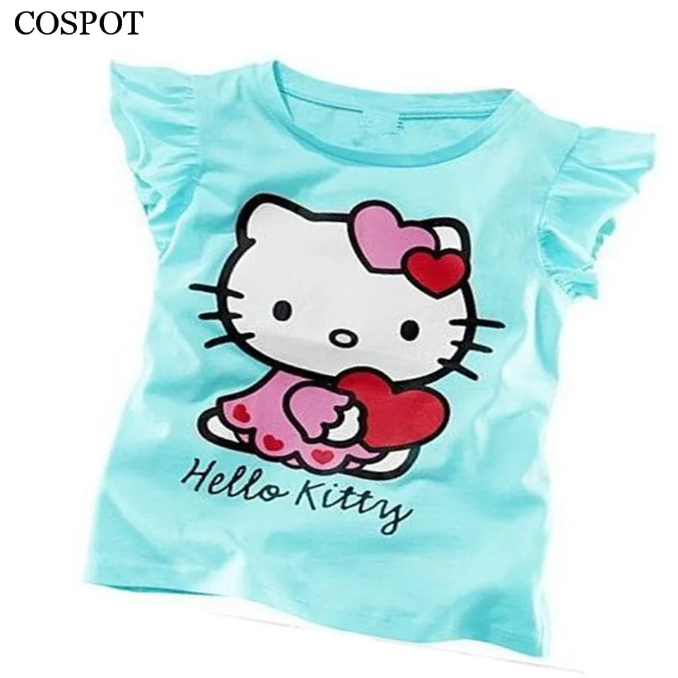 Buy COSPOT Baby Girls Summer Hello Kitty Tshirt Girl