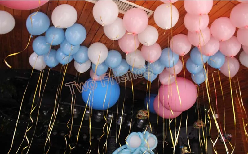 Фольгированные воздушные шары лента свадебный подарок 12 рулонов/Набор Свадебные украшения на день рождения праздник аксессуары Скрученные ленты