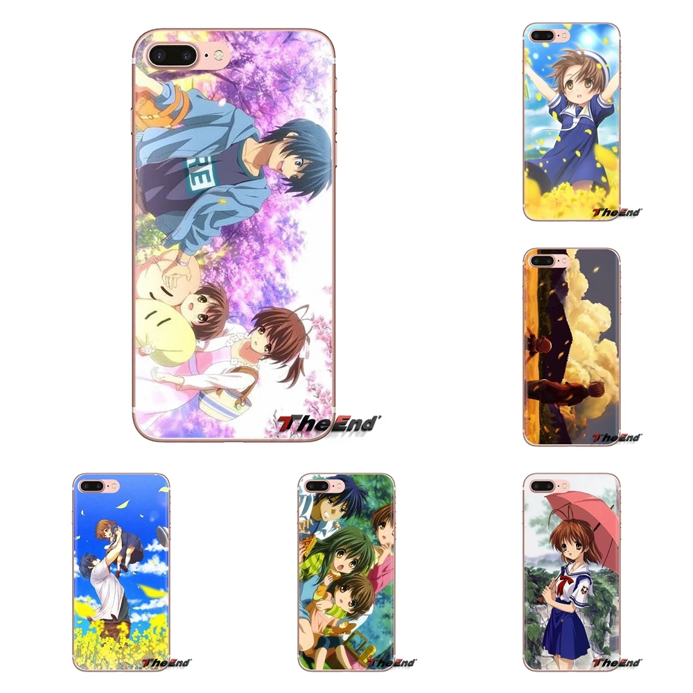 For Xiaomi Redmi 4A S2 Note 3 3S 4 4X 5 Plus 6 7 6A Pro Pocophone F1 Watch Clannad After Story Online Transparent TPU Case Cover |