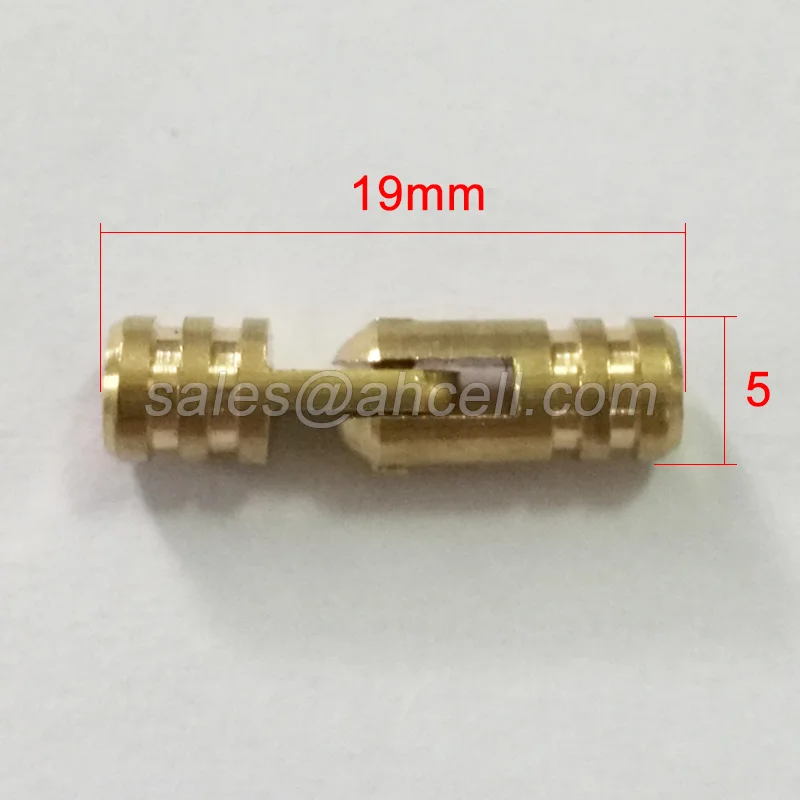 10 шт. CH5X19mm Подарочный деревянный ящик 5 мм Диаметр миниатюрный стержень латунный баррель размер цилиндрическая вставка шарнир Круглый цилиндр коробка контактный шарнир