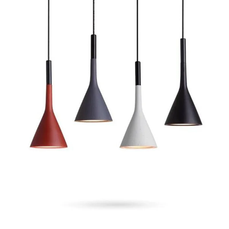 Modern Pendant Lights Kitchen Fixtures For Dining Room Restaurant Bars Home Bedroom White Black Red Lighting Deco Hanging Lamp