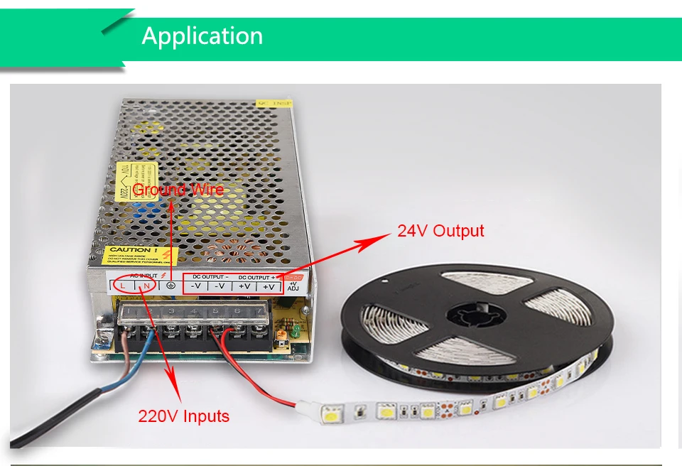 DC 12V 24V 1A 2A 3A 5A 6.5A 8.5A 10A 15A 20A 30A 504W 360W Питание источник трансформатор AC85-265V DC/DC 12V 24V Мощность адаптер