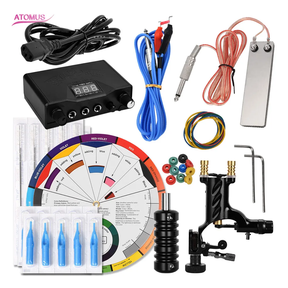 

Rotary Tattoo Machine Makyaj Setleri Kit Tattoo Profesional Rotary Tatouage Professionnel Set Tatuajes Tatuaje Tatuar Tatuagens