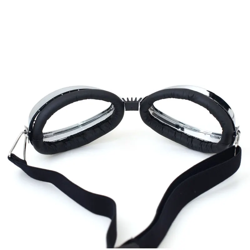 Óculos de Proteção da Motocicleta Óculos da Motocicleta Retro Wwii Lunette Moto Aviateur Esportes Oculos Motocross Fora Estrada Ciclismo Eyewear 6 Cheap Óculos p moto