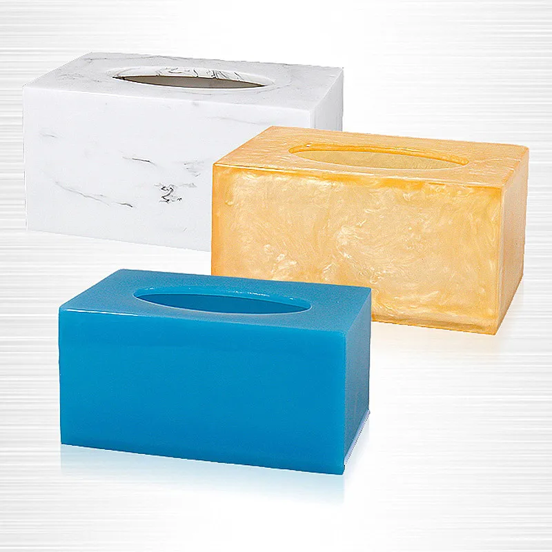 High grade fashion Creative tissue box,European style Resin paper