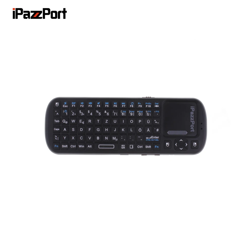 IPazzPort KP 810 19 2 4G font b Mini b font Wireless Keyboard with Touchpad and