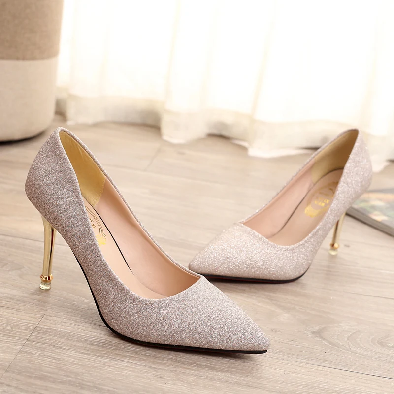 

Women Shoes Fashion Pointed Toe Pumps Patent Leather High Heels Boat Shoes Wedding Shoes Women's Sexy Office Shoes For Ladies