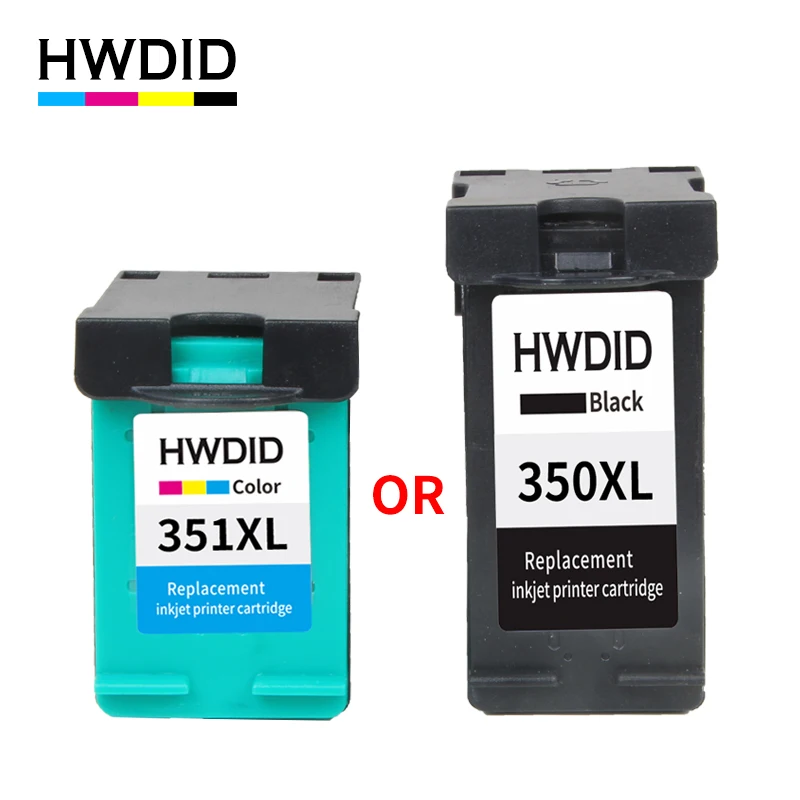 

HWDID Remanufactured Ink Cartridge Replacement for HP 350XL 351XL for HP D4200 D4260 D4263 D4360 J5730 5780 5785 C4380 4480 4580