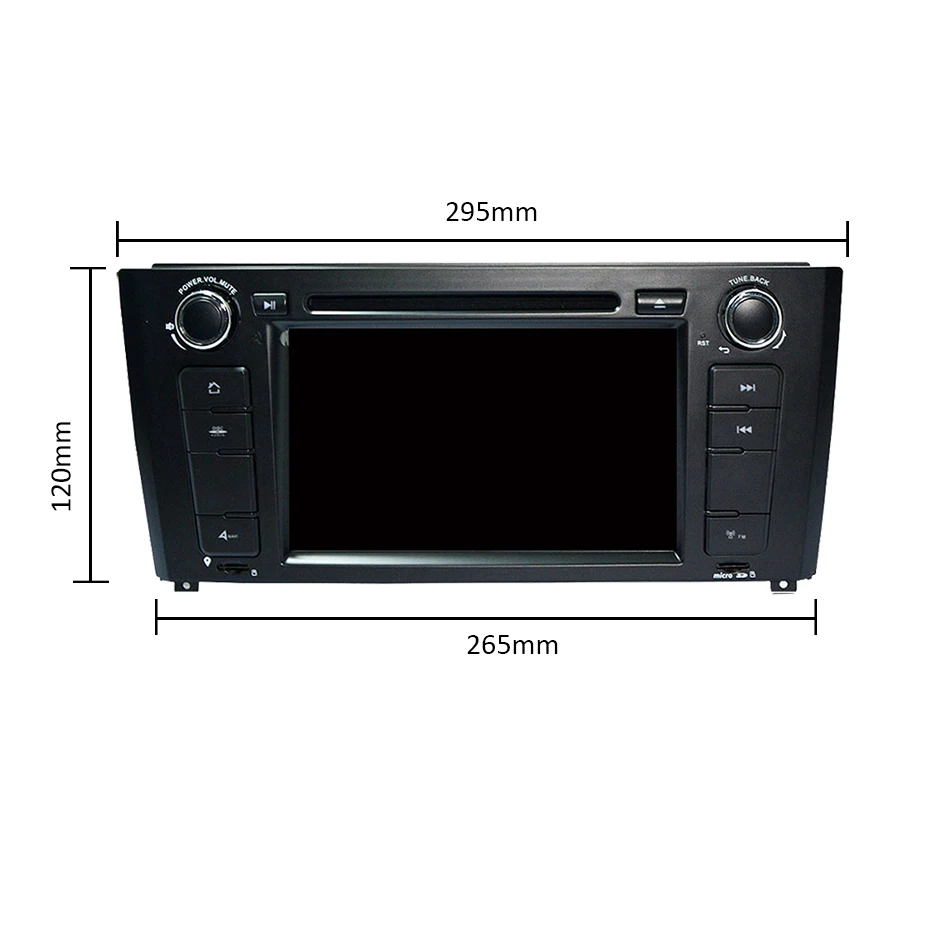 Sale DSP Android 9.0 4G 64G 2 DIN CAR DVD PLAYER For BMW 1 SERIES E81 E82 E83 E88 GPS Navigation Stereo Radio Multimedia IPS SCREEN 31