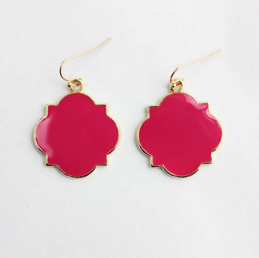 E2855 Gold Hot Pink