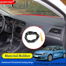 Автомобильный-Стайлинг, анти-звуконепроницаемые не пропускающие шума, пылезащитные полоски для приборной панели автомобиля, уплотнительные полоски, аксессуары для Volkswagen Golf 2008