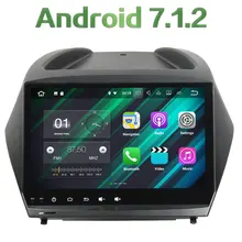 2 din Android 7.1.2 Quad core 9” 2GB RAM 16GB ROM GPS Navigation Car radio multimedia player For Hyundai IX35 2011-2015