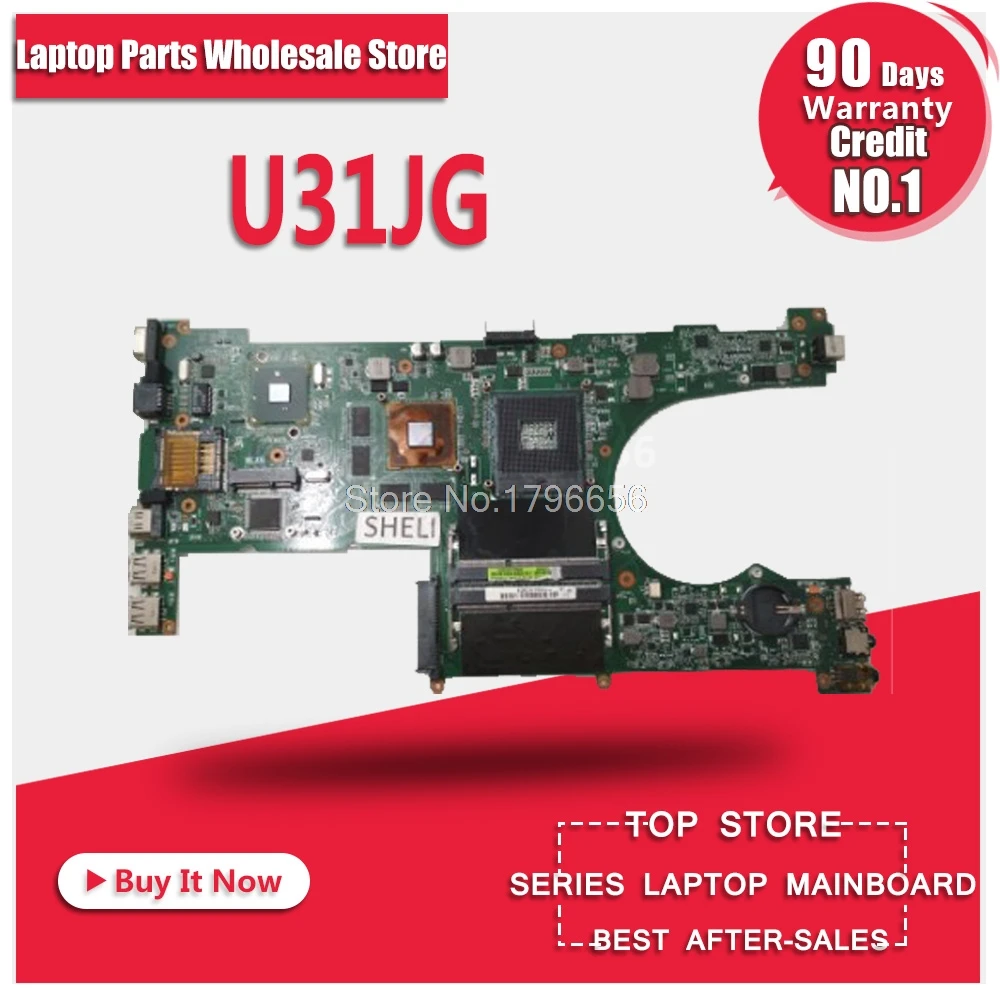 

For Asus U31JG U31J X35J Motherboard 60-N1BMB1000 HM55 laptop motherboard DDR3 100%tested U31JG mainboard