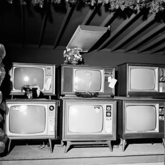 Old fashioned television sets Poster Print (24 x 36)