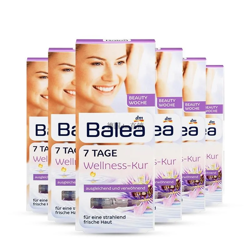 Balea Гиалуроновая кислота лицо Сыворотки Красота эффект Лифт 7 дней SPA лечения Booster ампулы лица шеи суть увлажняющий Vegan
