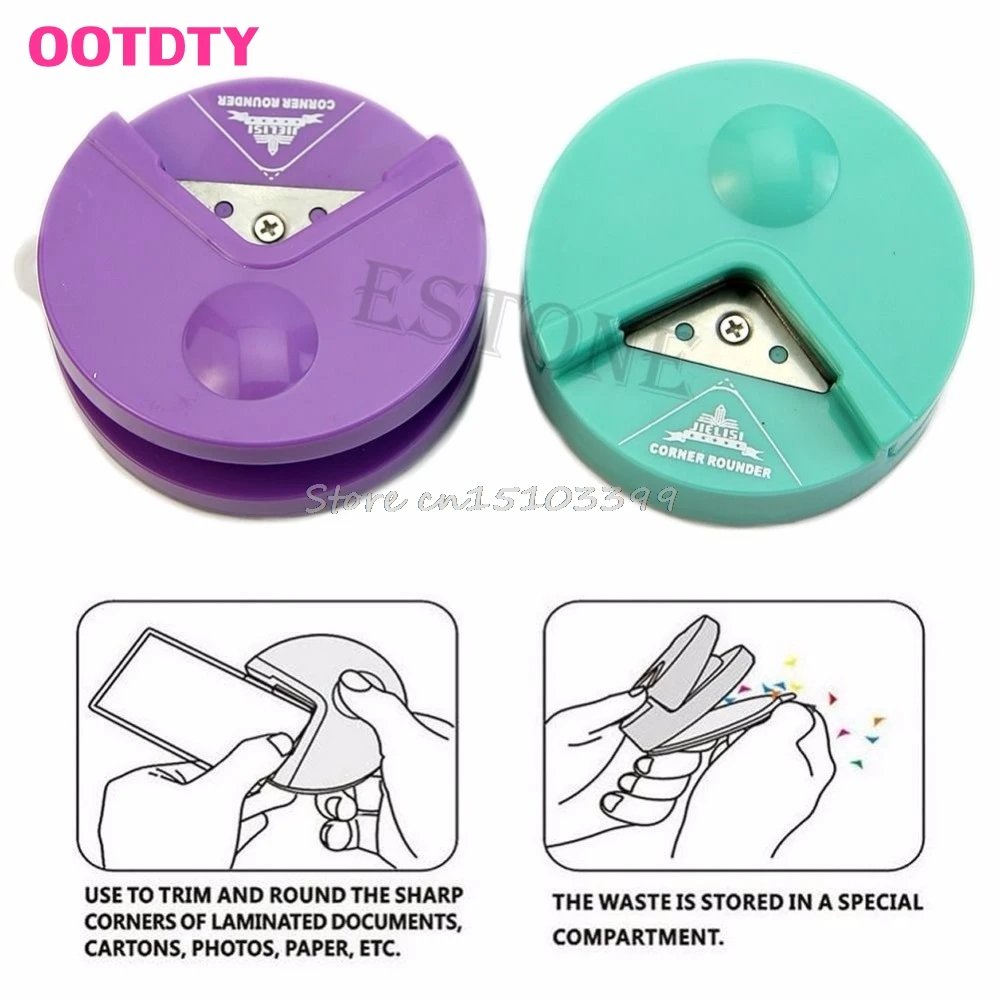 R4 угловой камбала 4 мм бумага перфоратор карты Фото Резак Инструмент для ремесла