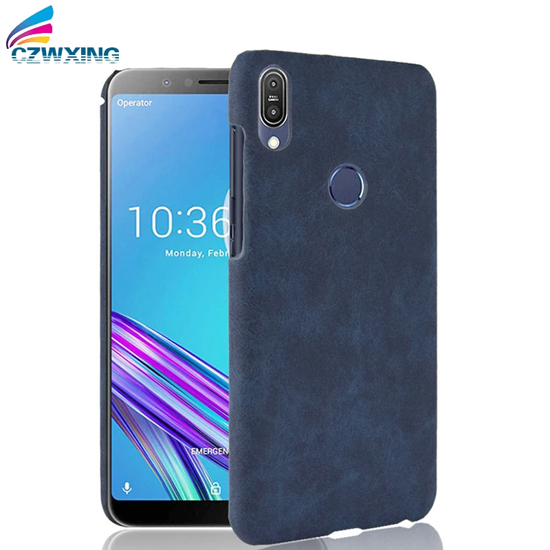 Case For ASUS Zenfone Max Pro M1 ZB602KL Case PU Leather Hard Plastic ...