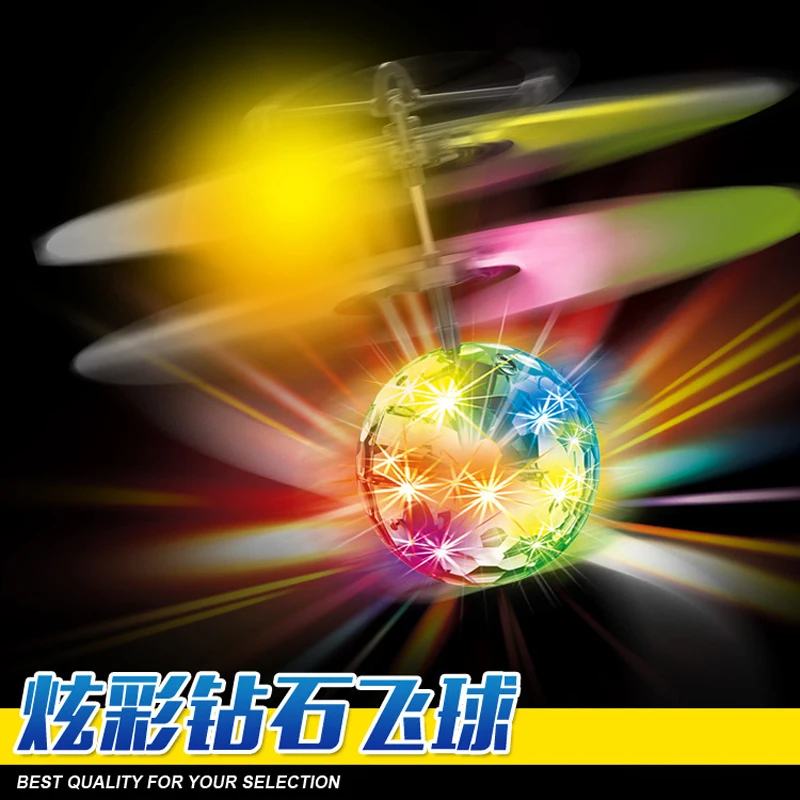

RC Flying Ball Luminous Kid's Flight Balls Electronic Infrared Induction Aircraft Remote Control Toys LED Light Mini Helicopter
