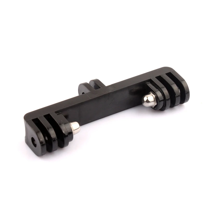 New Double Dual Bracket Tripod Holder Professional Sport Camera Handle with Screw Mount Adapter for Gopro Hero 6/5/4/3+/3/2/1