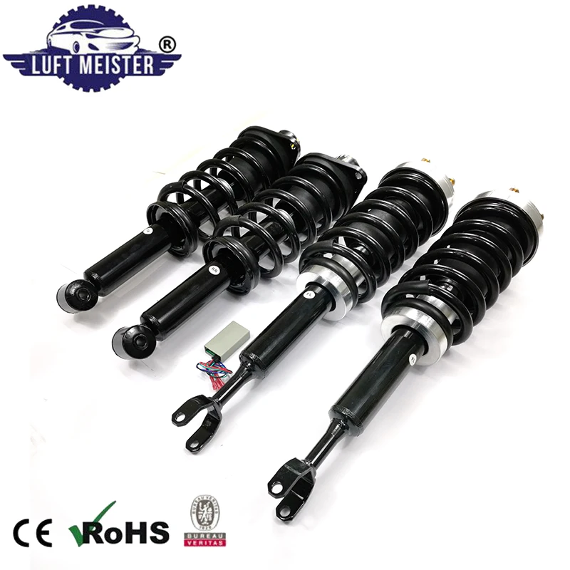 

5pcs Fit for Audi A6 C5 4B Allroad, Quattro 1999-2006 Coil Spring Conversion Kit with EBM Air Suspension Struts Replacement