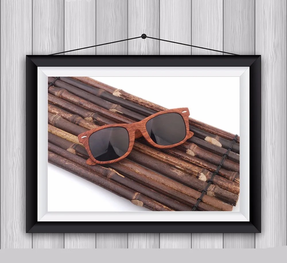 ASUOP2018 new retro wood grain ladies sunglasses fashion leopard men's glasses 100% UV400 reflective UV square driving goggles (4)