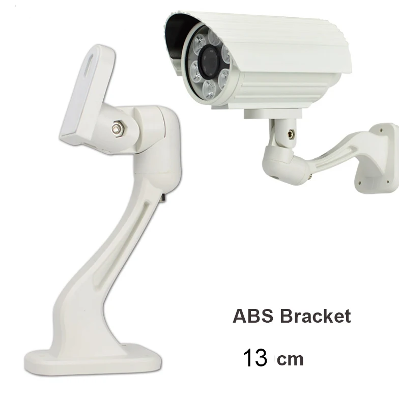 

GZGMET Whtie CCTV Camera Bracket Wall Install Stand Bracket for CCTV Security Camera