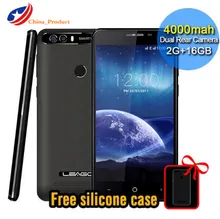 LEAGOO KIICAA PUISSANCE 4000 mAh 5.0 pouce MT6580A Quad Core 2 GB RAM 16 GB Android 7.0 Téléphone Mobile Empreinte Smartphone