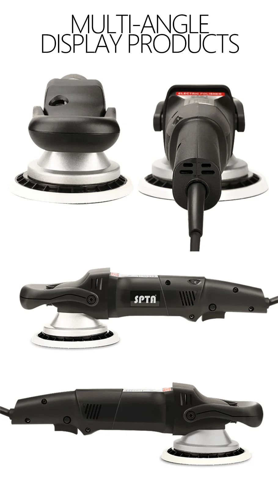 SPTA 5 inches (125mm) 1200W Forced rotation Dual Action polisher, DA