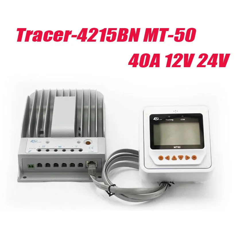 1PC EPSOLAR MPPT Solar Charge Controller 40A 12V 24V Tracer4215BN Programmable MPPT Solar Controller WithMT50 LCD Remote Display 1PC EPSOLAR MPPT Solar Charge Controller 40A 12V 24V Tracer4215BN Programmable MPPT Solar Controller WithMT50 LCD Remote Display