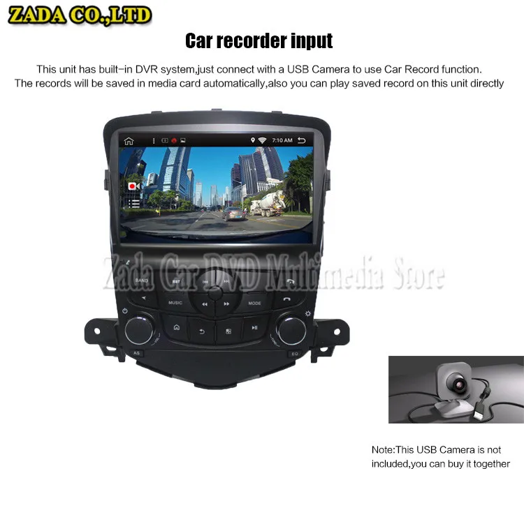 Clearance NaviTopia 9inch Octa Core Android 8.1 Car DVD Player For Chevrolet Cruze 2009 2010 2011 2012 2013 2014 Car GPS Navigation 23