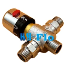 G1/" Термостатический латунь Клапан смешивания Клапан установлены солнечные душ dn15