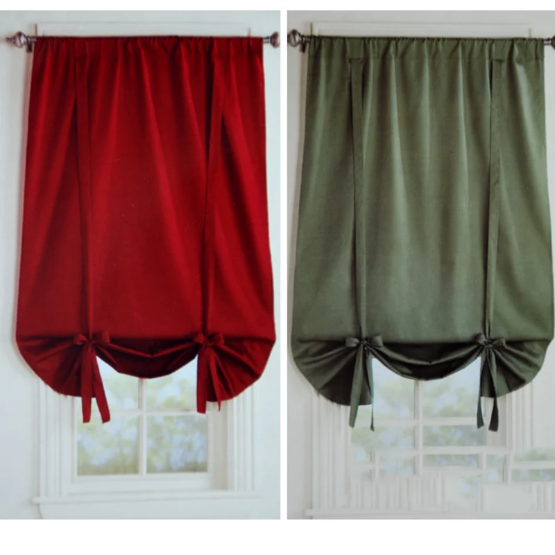 Buy Japanese kitchen door curtain balcony cotton voile