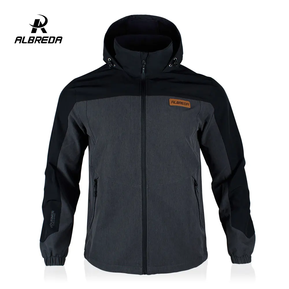

ALBREDA 2018 High quality men's outdoor camping hiking windbreaker waterproof Outwear Hooded jackets Sportswear Coats M-3XL