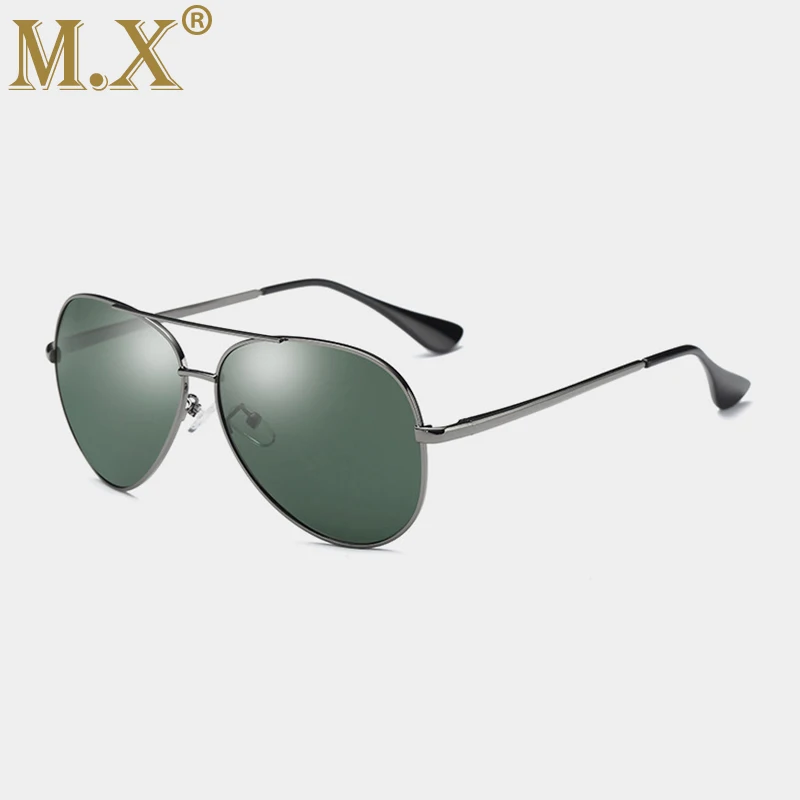 Солнцезащитные очки Aviador, мужские, фирменный дизайн, авиаторы, солнцезащитные очки для женщин, цветные линзы, очки для вождения, овальные зеркальные очки, UV400 лучи - Цвет линз: Gray dark green