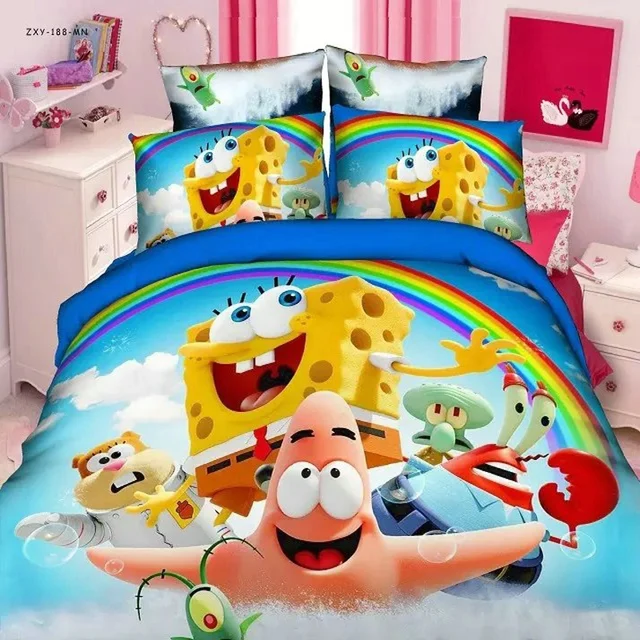 Home Textile Marvellous Spongebob Bed Linen 2 3 Pieces Twin Single Home Textile Marvellous Spongebob Bed Linen 2 3 Pieces Twin Single Size Duvet
