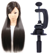 Venda quente Do Sexo Feminino 26 “Cabeça de Manequim De Treinamento De Cabelo Para Cabeleireiros Manquin Pratique Formação Penteados Bonecas Manequim Com Braçadeira