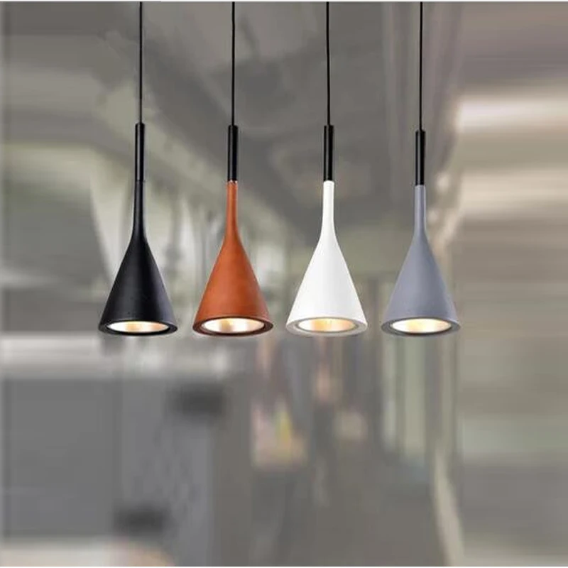 

Modern Pendant Light Resin LED Lighting Fixture Nordic Restaurant Office Vintage Bar Cafe Shop Decoration Indoor Lamp AC110-265V