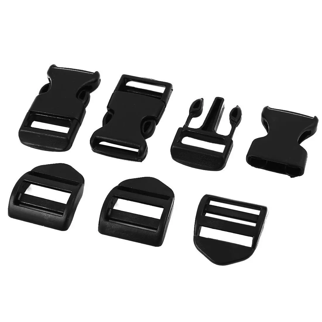 3Pcs Hard Plastic Luggage Backpack Band Quick Release Buckle Clipin