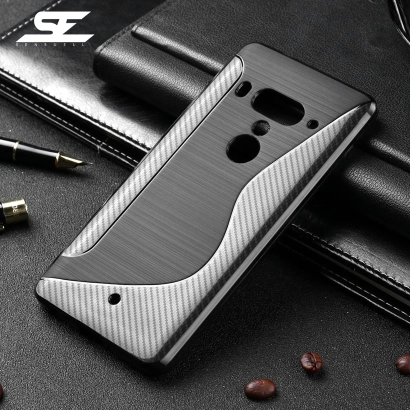 

Deyonta Silicon Phone Cases For HTC U12 Plus U12+ Case Anti-knock Ultra Thin Soft TPU Plain Back Cover Protective Shell