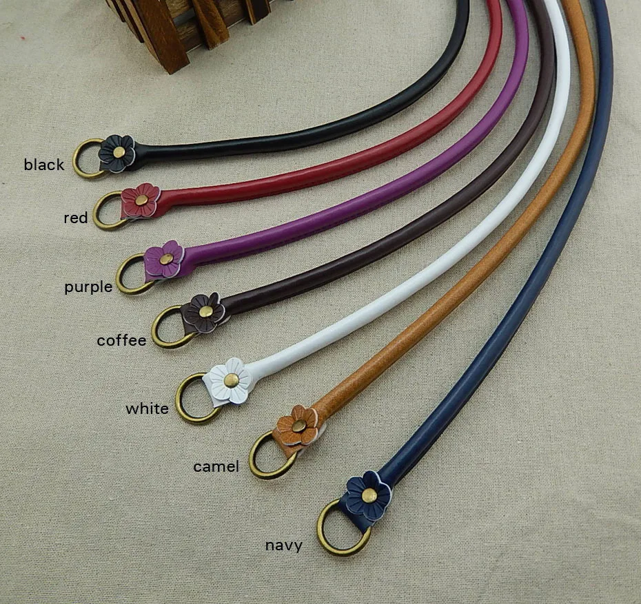 Wholesale 10pcs=5pairs Leather bag handle diy handbag accessories/parts leather bag straps ...