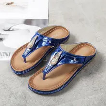 Тапочки; женская обувь; Новинка года; модная пляжная обувь на ремешках для улицы и дома; Женские однотонные повседневные шлепанцы; вьетнамки