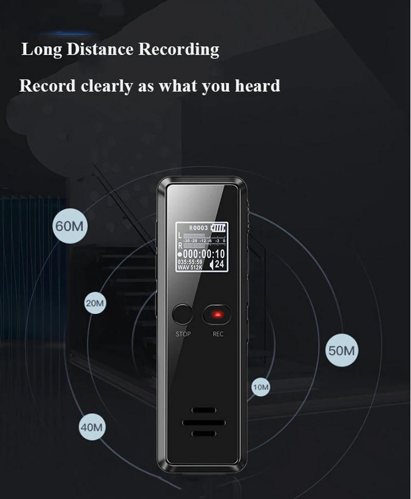 V90 Micro Digital Voice Activated Recorder